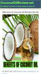 Mobile Screenshot of coconutoilreview.net